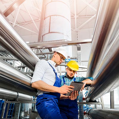 Notdienst-Techniker bei der Arbeit