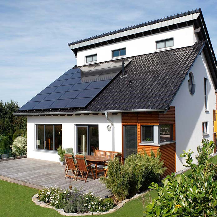 Solarkollektoren zur Nutzung von Sonnenenergie